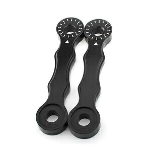 ブラック調整可能な下降リンク部品スズキ DRZ400/E/S/SM RM125/200 アルミ Black Adjustable Lowering Link Parts For Suzuki DRZ400/E/S/SM RM125/200 Aluminum 【並行輸入品】