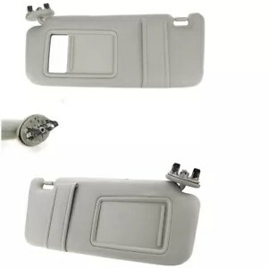 ペア ベージュ サンバイザー 左右 2007-2011 トヨタ カムリ バニティ ライト DAMO なし Pair Beige Sun Visor Left Right for 2007-2011 Toyota Camry W/O vanity light DAMO 【並行輸入品】