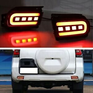 リアバンパーブレーキ信号ライト DRL トヨタランドクルーザープラド 2010-2019 2014 Rear Bumper Brake Signal Light DRL For Toyota Land Cruiser Prado 2010-2019 2014 【並行輸入品】