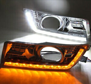 LED DRL デイタイムランニングライト ウインカーランプ付き キャデラック SRX SUV 2010-16 D LED DRL Daytime Running Light w/ Turn Signal Lamp For Cadillac SRX SUV 2010-16 D 【並行輸入品】