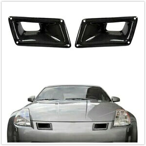 カーボンファイバーエアベントインテークダクト L&R 日産 350Z Z33 2003 2004 2005-2009 D Carbon Fiber Air Vent Intake Duct L&R For Nissan 350Z Z33 2003 2004 2005-2009 D 【並行輸入品】