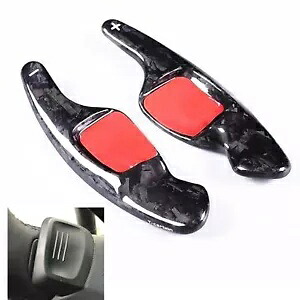 2x カーボンファイバー車のステアリングホイールシフトパドル延長トリム VW Lamando CC 2x Carbon Fiber Car Steering Wheel Shift Paddle Extension Trim For VW Lamando CC 【並行輸入品】 41,470円