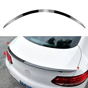 リアトランクスポイラーウイングベンツクーペ C205 C200 C260 C300 AMG 2015-2021 ブラック Rear Trunk Spoiler Wing For Benz Coupe C205 C200 C260 C300 AMG 2015-2021 Black 【並行輸入品】