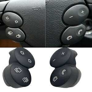 ステアリングホイールコントロールボタン部品ベンツ W463 2004-2010 W209 W211 W219 黒 Steering Wheel Control Button Parts For Benz W463 2004-2010 W209 W211 W219 Black 【並行輸入品】