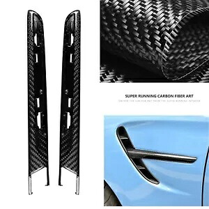 カーボンファイバーサイドエアベントカバートリム BMW M3 M4 F80 F82 F83 2015-2021 2019 Carbon Fiber Side Air Vent Cover Trim For BMW M3 M4 F80 F82 F83 2015-2021 2019 【並行輸入品】