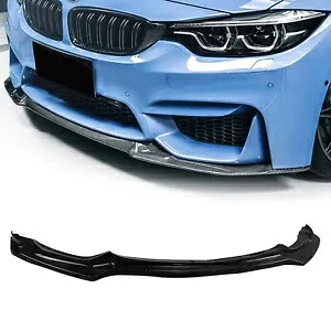 光沢のあるブラックフロントバンパースポイラーカバートリム 2015-2020 BMW F80 M3 F82 F83 M4 Glossy Black Front Bumper Spoiler Cover Trim For 2015-2020 BMW F80 M3 F82 F83 M4 【並行輸入品】 42,900円