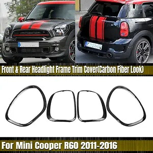 ヘッドライト + テールライトフレームトリムミニクーパーカントリーマン R60 モデル 2011-16 新しい Headlight+Taillight Frame Trim For MINI Cooper Countryman R60 Models 2011-16 New 【並行輸入品】