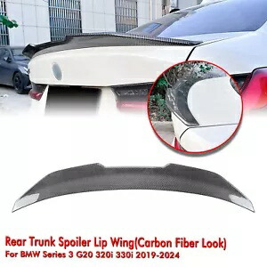 カーボンファイバールックリアトランクスポイラーウイングキット BMW G20 G80 M3 2019-2024 1 個 Carbon Fiber Look Rear Trunk Spoiler Wing Kit For BMW G20 G80 M3 2019-2024 1PCS 【並行輸入品】 45,045円