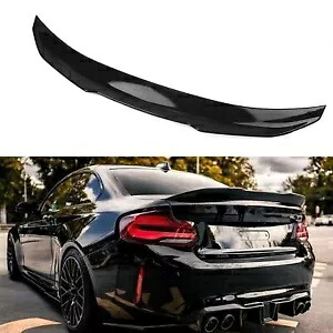 リアトランクスプリッターウイング BMW 2 シリーズ F22 F87 M2 クーペ 14-21 2018 PSM スタイル Rear Trunk Splitter Wing For BMW 2 Series F22 F87 M2 Coupe 14-21 2018 PSM Style 【並行輸入品】