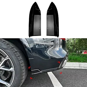 リアバンパーサイドコーナーカバートリム BMW X5 G05 M スポーツ 2019-2022 光沢のある黒 Rear Bumper Side Corner Cover Trim For BMW X5 G05 M Sport 2019-2022 Glossy Black 【並行輸入品】