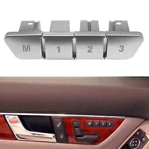車左コントロールスイッチパネルカバーキャップベンツ W172 W166 W207 W204 W218 シルバー Car Left Control Switch Panel Cover Cap For Benz W172 W166 W207 W204 W218 Silver 【並行輸入品】