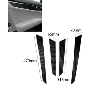 4x カーボンファイバードアパネルカバーベンツ C クラス W204 2007 2008 2009 2010-2013 4x Carbon Fiber Door Panel Cover For Benz C Class W204 2007 2008 2009 2010-2013 【並行輸入品】