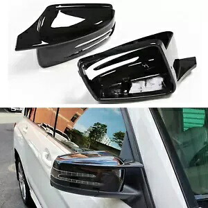 車のサイドドアバックミラーブラック交換カバーメルセデスベンツ W212 W204 Car Side Door Rearview Mirror Black Replace Cover For Mercedes Benz W212 W204 【並行輸入品】