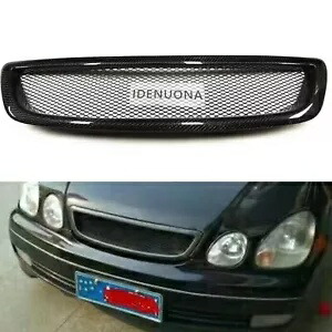 カーボンファイバーフロントバンパーグリルレクサス GS300 GS400 GS430 1998.6-2005 F スポーツ Carbon Fiber Front Bumper Grille For Lexus GS300 GS400 GS430 1998.6-2005 F Sport 【並行輸入品】