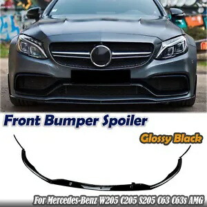 フロントバンパースポイラーリップキットベンツ C クラス W205 C205 S205 C63 AMG 2015-2022 Front Bumper Spoiler Lip Kit For Benz C-Class W205 C205 S205 C63 AMG 2015-2022 【並行輸入品】