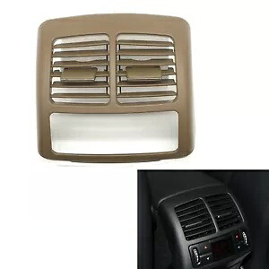 ダークイエローリア A/C エアベントアウトレットグリルカバー ベンツ E クラス W211 2003-2008用 Dark Yellow Rear A/C Air Vent Outlet Grill Cover For Benz E-Class W211 2003-2008 【並行輸入品】