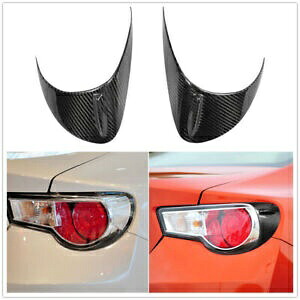 カーボンファイバーリア眉毛ライトランプまぶたトヨタ GT86 スバル BRZ 2012-2016 Carbon Fiber Rear Eyebrow Light Lamp Eyelid For Toyota GT86 Subaru BRZ 2012-2016 【並行輸入品】