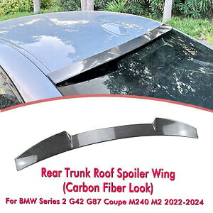 車のリアトランクスポイラールーフウイングボディキット BMW G87 クーペ M240 M2 2022-2024 Car Rear Trunk Spoiler Roof Wing Body Kit For BMW G87 Coupe M240 M2 2022-2024 【並行輸入品】