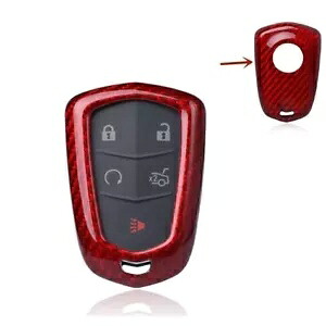 キャデラック CTS ATS V リモートキーケースシェルカバートリムカーボンファイバー LKA レッド DNN FOR CADILLAC CTS ATS V Remote Key Case Shell Cover Trim Carbon Fiber LKA Red DNN 【並行輸入品】 35,750円