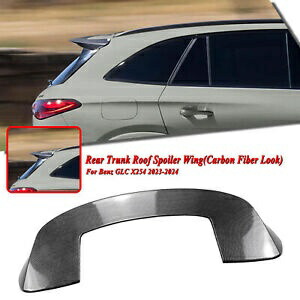 カーボンファイバールックリアトランクルーフスポイラーウイングキットベンツ GLC X254 2023-2024 Carbon Fiber Look Rear Trunk Roof Spoiler Wing Kit For Benz GLC X254 2023-2024 【並行輸入品】