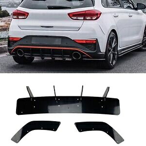 車のリアバンパーディフューザースポイラー Kir ヒュンダイ I30N ハッチバック 2020-2022 黒 Car Rear Bumper Diffuser Spoiler Kir For Hyundai I30N Hatchback 2020-2022 Black 【並行輸入品】