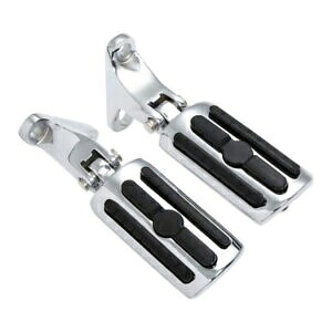 ハーレーダビッドソン 93 年以降ツーリングモデル用クローム後部助手席フットペグペグ Chrome Rear Passenger Footpeg Peg For Harley Davidson '93-later Touring Models 【並行輸入品】