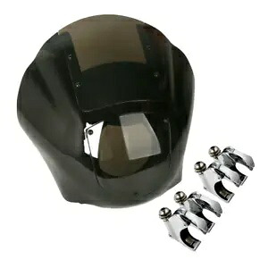クォーターフェアリングフロントガラススクリーン 49 ミリメートルフォーククランプハーレーダイナローライダー FXDL 用 Quarter Fairing Windshield Screen 49mm Fork Clamp For Harley Dyna Low Rider FXDL 【並行輸入品】