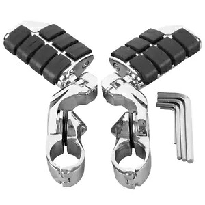 1.25インチ 32mm ショートアングル ハイウェイフットペグレスト ハーレーエンジンガードクラッシュバー用 1.25\