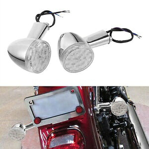クローム リア ターン シグナル ライト ハーレーダビッドソン ツーリング ロード グライド 09 以降に適合 Chrome Rear Turn Signals Lights Fit For Harley Davidson Touring Road Glide 09-Up 【並行輸入品】