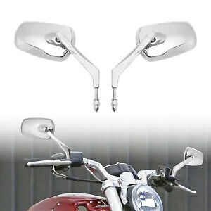 ペアリアビューミラー ハーレーツーリング エレクトラ ロードグライド 1982年以降 クロームに適合 Pair Rear View Mirrors Fit For Harley Touring Electra Road Glide 1982-Up Chrome 【並行輸入品】
