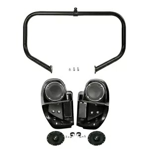 下部通気フェアリング 6.5インチ スピーカー エンジンガードバー ハーレーロードグライド 14-24用 Lower Vented Fairing 6.5\