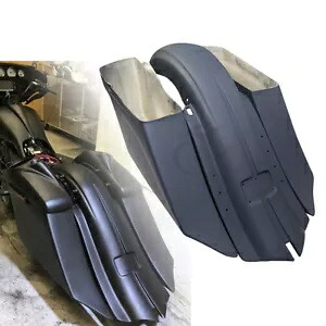 GFRP ストレッチサドルバッグ & リアフェンダー ハーレーツーリングバガー 14-23 US に適合 GFRP Stretched Saddle Bags & Rear Fender Fit For Harley Touring Baggers 14-23 US 【並行輸入品】