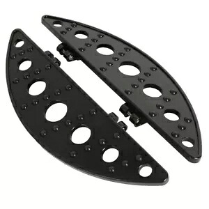 フロントドライバーハーフムーンフットボードハーレーエレクトラストリートロードグライド86以降に適合 Front Driver Half Moon Footboard Fit For Harley Electra Street Road Glide 86-Up 【並行輸入品】