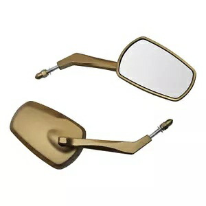 ゴールド バックミラー サイドミラー ハーレー ツーリング エレクトラ ストリート グライド 82-23 22 に適合 Gold Rearview Side Mirrors Fit For Harley Touring Electra Street Glide 82-23 22 【並行輸入品】