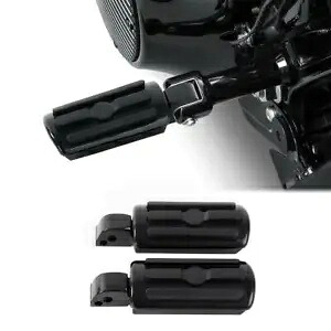 ブラックフットペグフットペグハーレーソフテイルスリムファットボブローライダー2018-2020 19用 Black Foot Pegs Footpegs For Harley Softail Slim Fat Bob Low Rider 2018-2020 19 【並行輸入品】