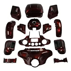 フェアリング ボディワークキット ハーレーエレクトラグライド ウルトラリミテッド 14-24 ツイストチェリー用 Fairing Bodywork Kit For Harley Electra Glide Ultra Limited 14-24 Twisted Cherry 【並行輸入品】