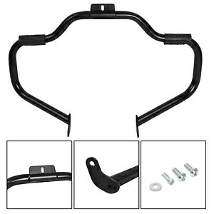 マットブラック口ひげエンジンガードクラッシュバーハーレーソフテイルデラックスファットボーイ00-17用 Matt Black Mustache Engine Guard Crash Bar For Harley Softail Deluxe Fatboy00-17 【並行輸入品】