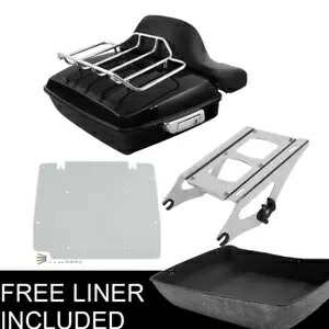 チョップドパック トランクマウントラックパッド ハーレーツアーパック ストリートグライド 14-24 23に適合 Chopped Pack Trunk Mount Rack Pad Fit For Harley Tour Pak Street Glide 14-24 23 【並行輸入品】