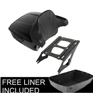 キングパック トランク バックレスト パッド マウント ハーレー ツアー パック ロード グライド 2014-2024 に適合 King Pack Trunk Backrest Pad Mount Fit For Harley Tour Pak Road Glide 2014-2024 【並行輸入品】