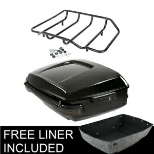 キングパック トランク ブレーキ テール ライト ラック ハーレー ツアー パック ロード グライド 2014 以降に適合 King Pack Trunk Brake Tail Light Rack Fit For Harley Tour Pak Road Glide 2014-Up 【並行輸入品】