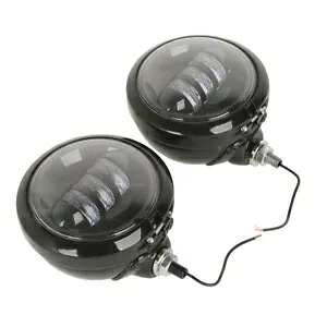 4.5 インチ LED 補助スポットパッシングフォグランプハウジングフィットハーレーエレクトラグライド 4.5\