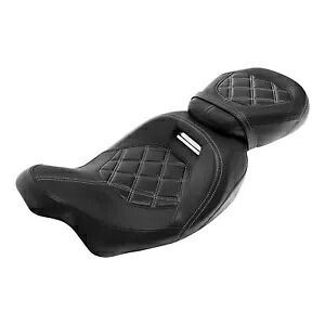 ワンピース運転席 & 助手席ツーアップフィットハーレーロードグライド 2009-2023 21 One Piece Driver & Passenger Seat Two Up Fit For Harley Road Glide 2009-2023 21 【並行輸入品】