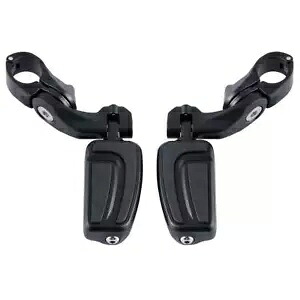 フットペグ 1.25 インチ ショートマウント ハイウェイ エンジンガード ハーレー ツーリング ロードキングに適合 Footpegs 1.25''Short Mount Highway Engine Guard Fit For Harley Touring Road King 【並行輸入品】