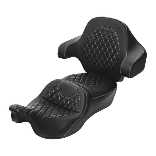 運転席助手席バックレスト ハーレー ツアーパック ストリート ロード グライド 2014-以降 米国用 Driver Passenger Seat Backrest For Harley Tour Pak Street Road Glide 2014-Up US 【並行輸入品】