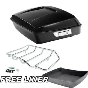 チョップドパック トランク 荷物ラック ハーレー ツアーパック ツーリング ロードグライド 14-24 に適合 Chopped Pack Trunk Luggage Rack Fit For Harley Tour Pak Touring Road Glide 14-24 【並行輸入品】