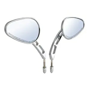 8 ミリメートルスレッドリアビューミラーハーレーツーリングスポーツスター XL ダイナソフテイル米国に適合 8mm Thread Rear View Mirrors Fit For Harley Touring Sportster XL Dyna Softail US 【並行輸入品】