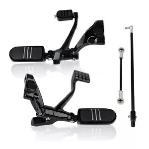 フォワードコントロールレバーリンケージフットペグハーレーSportster883 1200カスタム14-22用 Forward Control Lever Linkage Foot Peg For Harley Sportster883 1200 Custom 14-22 【並行輸入品】