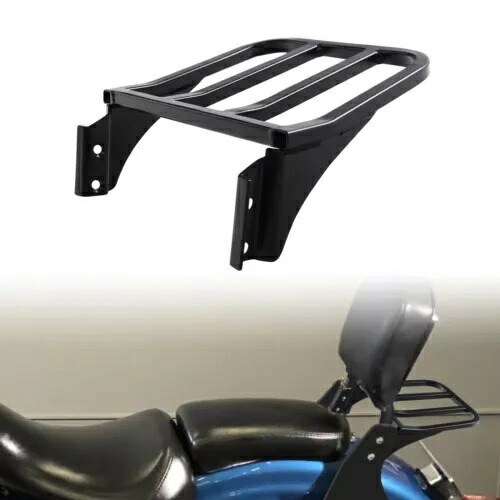取り外し可能なリアバックレスト荷物ラックハーレーソフテイル FLST スポーツスター XL に適合 Detachable Rear Backrest Luggage Rack Fit For Harley Softail FLST Sportster XL 【並行輸入品】