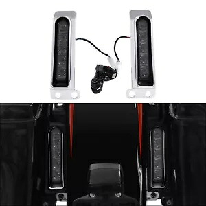 アクセント サドルバッグ フィラー サポート LED インサート ライト ハーレー ロード グライド 2014 以降用 Accent Saddlebag Filler Support LED Inserts Light For Harley Road Glide 2014-Up 【並行輸入品】