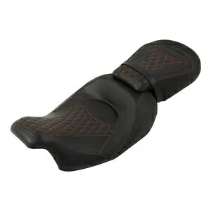 ブラックオレンジ運転席助手席ハーレーツーリングストリートロードグライド09-23 22 Black Orange Driver Passenger Seat For Harley Touring Street Road Glide 09-23 22 【並行輸入品】